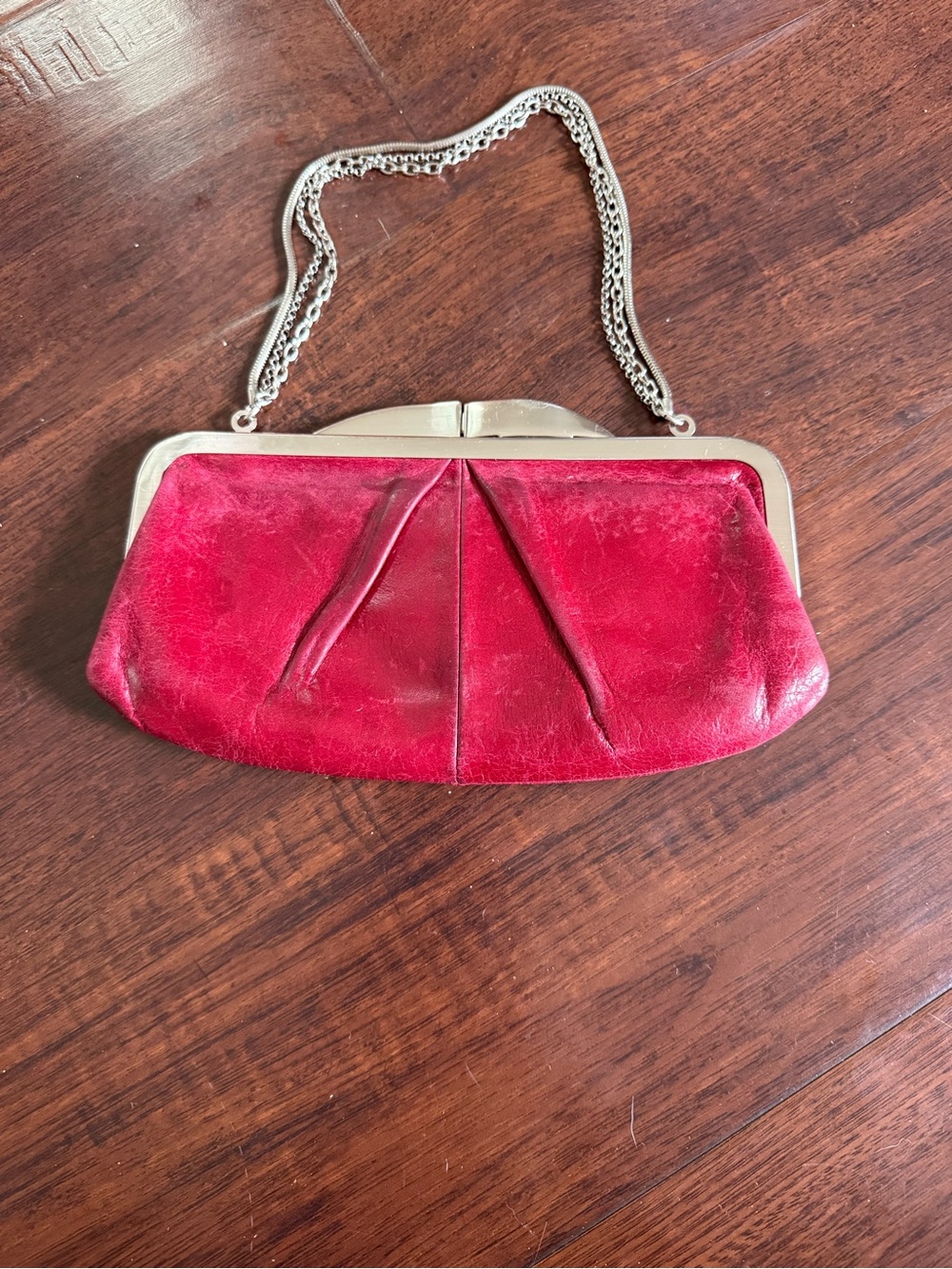 Hobo Y2K Cardinal Red Clutch